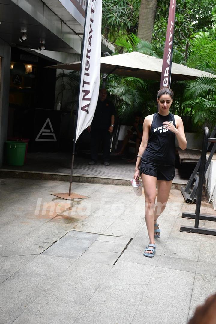 Ananya Panday snapped in the city