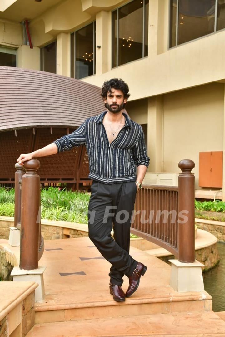 Gaurav Arora snapped promoting their upcoming series Tanaav 2