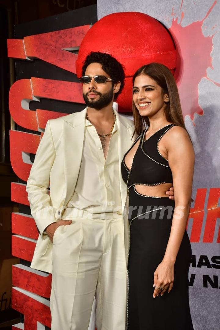 Siddhant Chaturvedi and Malavika Mohanan grace the trailer launch of their upcoming film 'Yudhra'