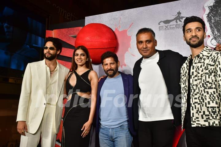 Raghav Juyal, Raj Arjun, Siddhant Chaturvedi and Malavika Mohanan grace the trailer launch of their upcoming film 'Yudhra'