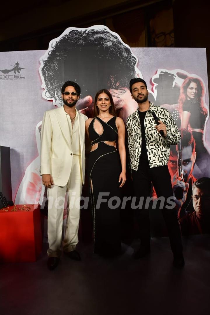 Raghav Juyal, Siddhant Chaturvedi and Malavika Mohanan grace the trailer launch of their upcoming film 'Yudhra'