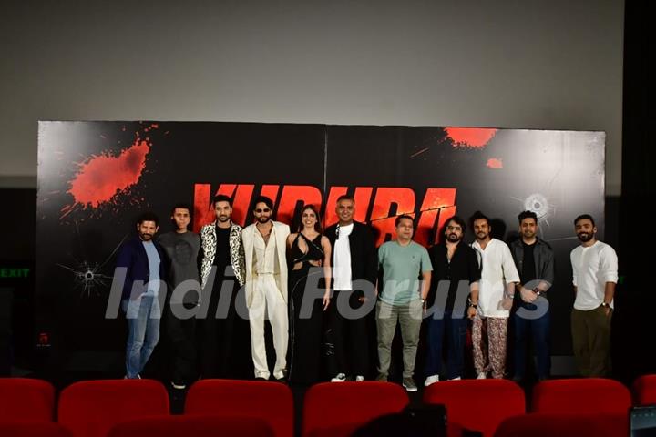 Ritesh Sidhwani, Raghav Juyal, Raj Arjun, Ravi Udyawar, Siddhant Chaturvedi and Malavika Mohanan grace the trailer launch of their upcoming film 'Yudhra'