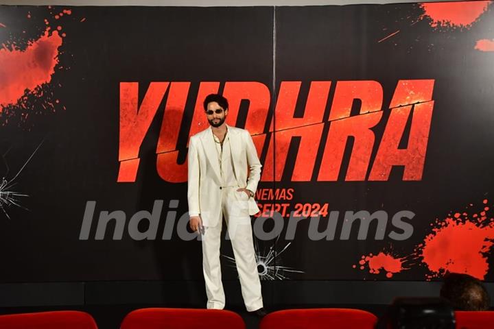 Siddhant Chaturvedi grace the trailer launch of their upcoming film 'Yudhra'