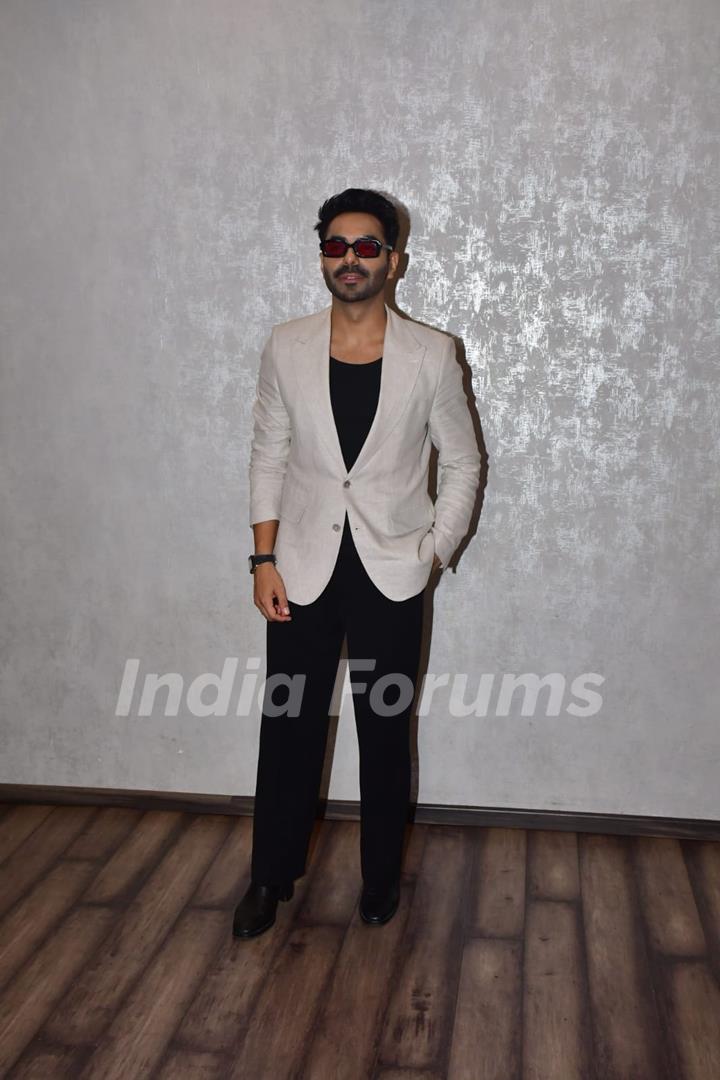 Aparshakti Khurana snapped promoting their upcoming film 'Berlin'