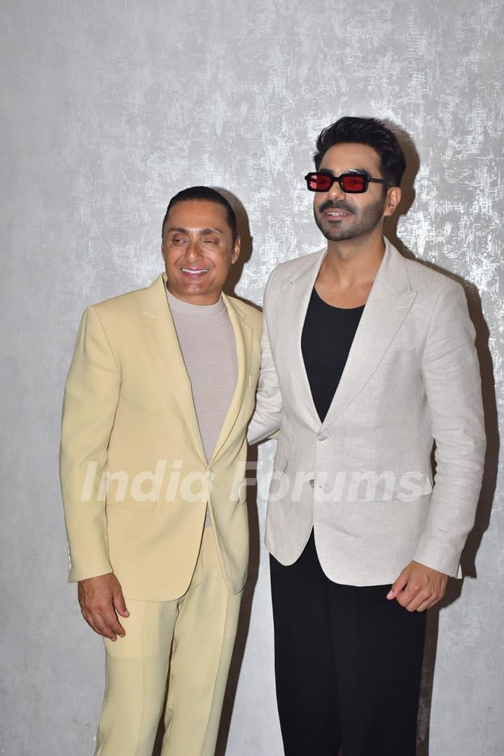 Rahul Bose and Aparshakti Khurana snapped promoting their upcoming film 'Berlin'