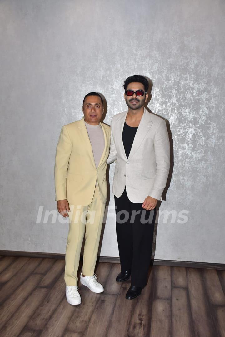 Rahul Bose and Aparshakti Khurana snapped promoting their upcoming film 'Berlin'