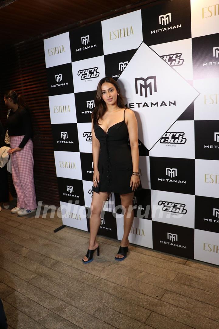 Akansha Ranjan snapped at the Metaman perfume event launch