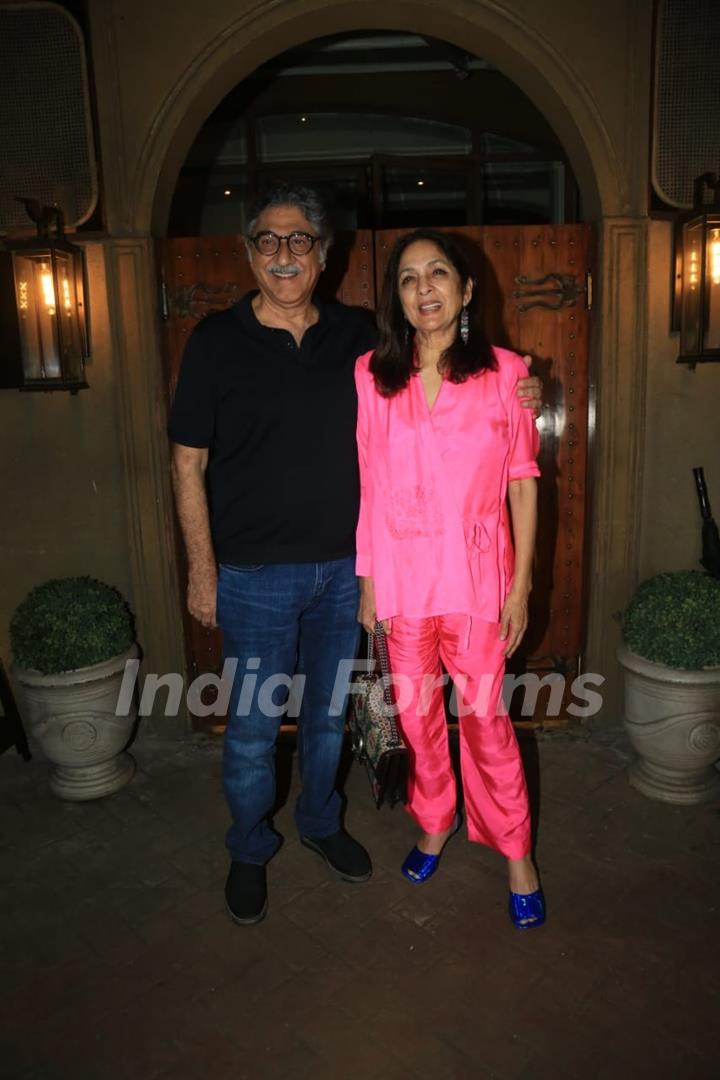 Neena Gupta snapped in the city