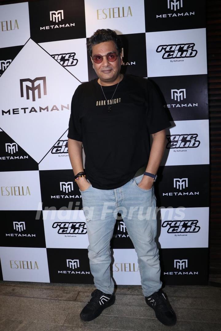 Mukesh Chhabra snapped at the Metaman perfume event launch