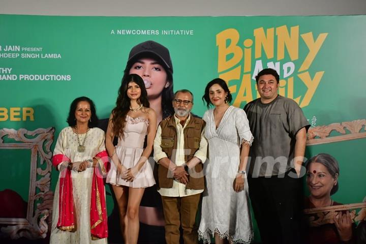 Anjini Dhawan  grace the trailer launch of 'Binny And Family'