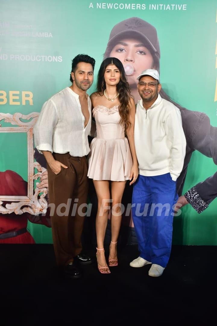 Varun Dhawan and Anjini Dhawan  grace the trailer launch of 'Binny And Family'