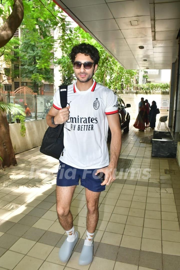 Ibrahim Ali Khan snapped in the city