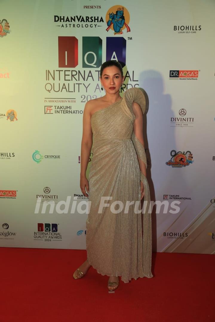 Gauahar Khan grace the IQA International Quality Awards 2024