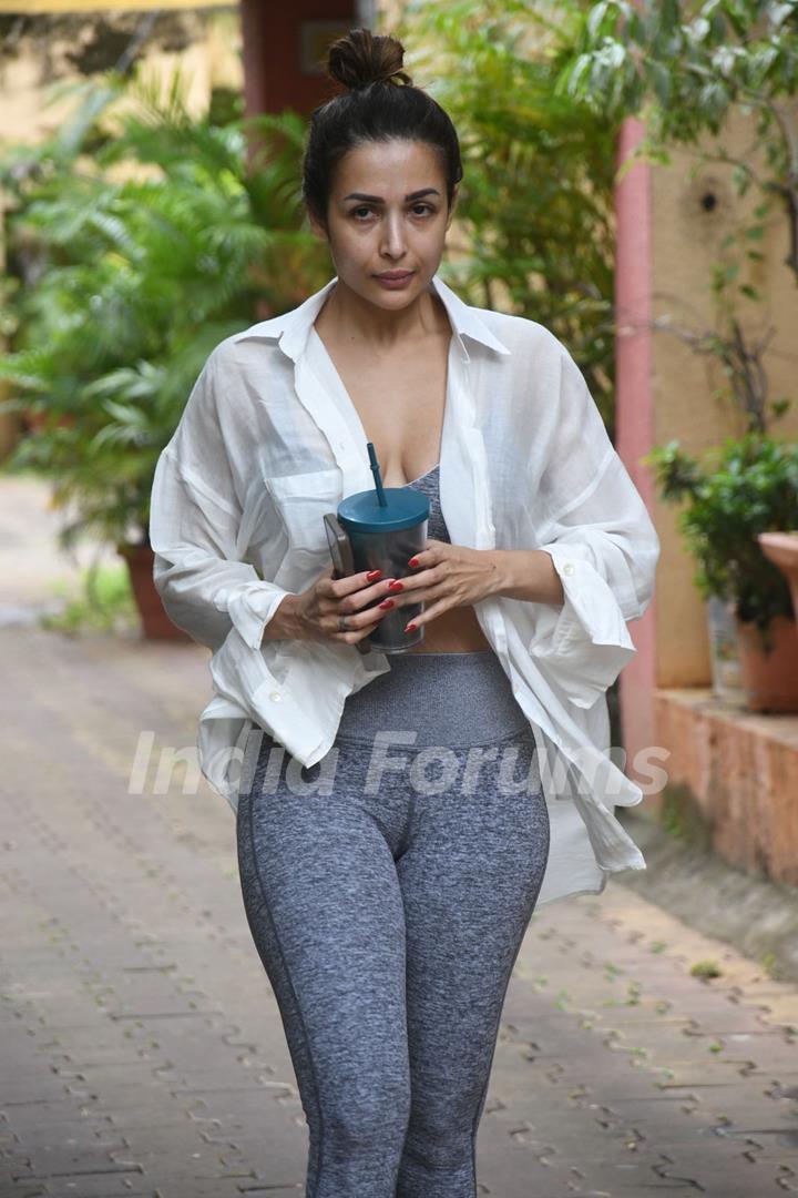 Malaika Arora snapped in the city