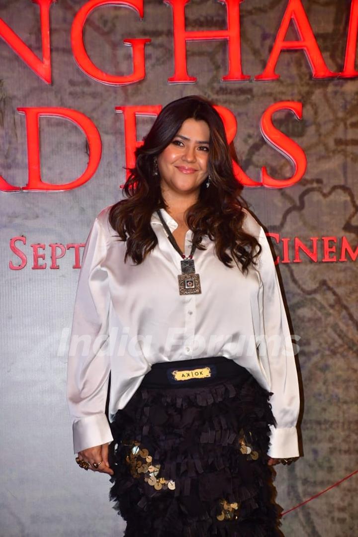 Ektaa Kapoor grace the trailer launch of 'The Buckingham Murders'