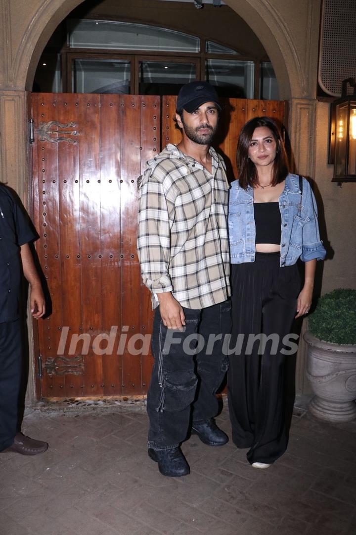 Pulkit Samrat and Kriti Kharbanda snapped in the city