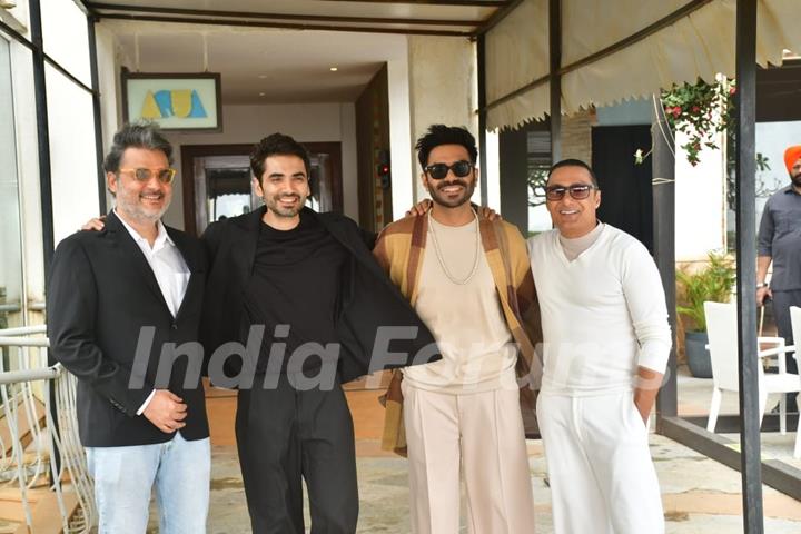 Rahul Bose, Atul Sabharwal, Aparshakti Khurana and Ishwak Singh snapped promoting their upcoming movie ‘Berlin’