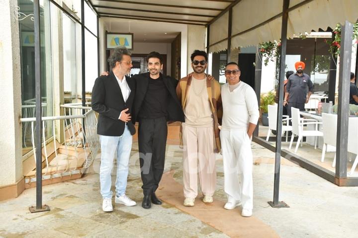 Rahul Bose, Atul Sabharwal, Aparshakti Khurana and Ishwak Singh snapped promoting their upcoming movie ‘Berlin’