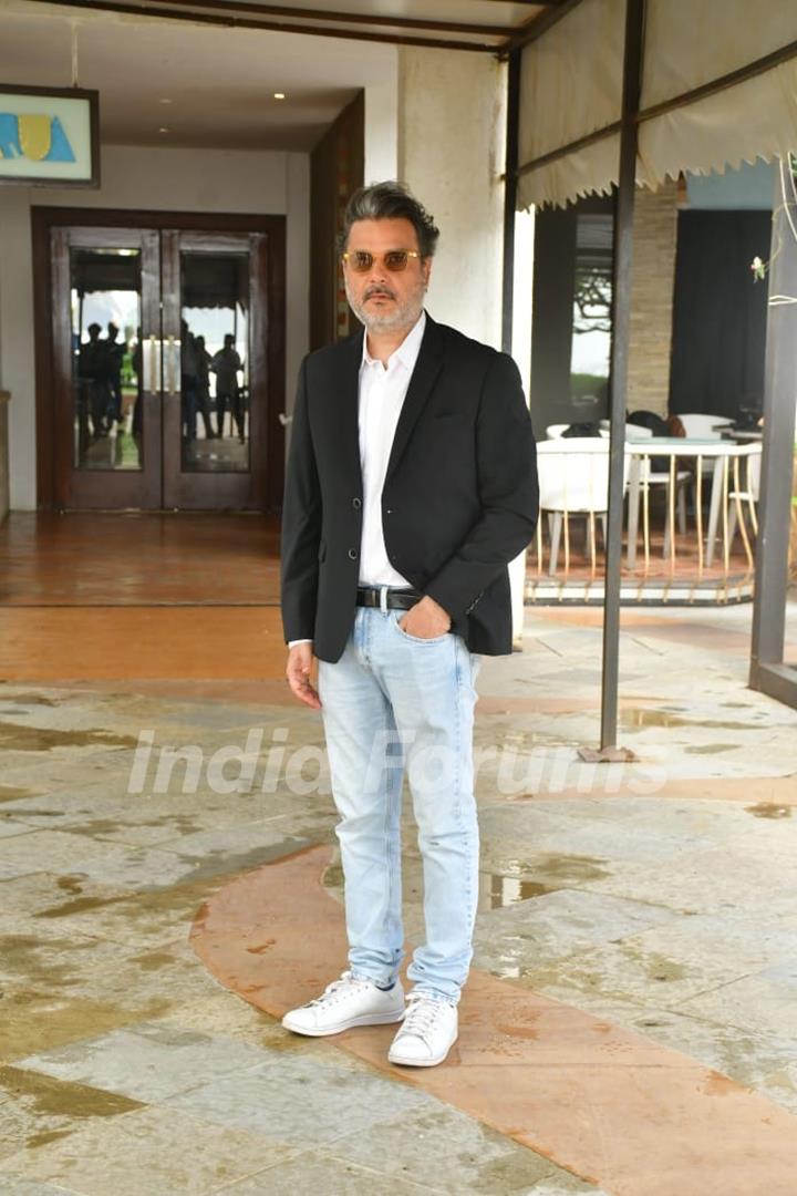 Atul Sabharwal snapped promoting their upcoming movie ‘Berlin’