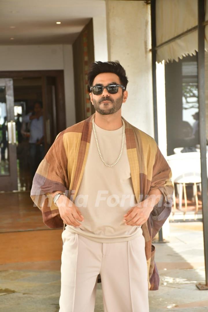 Aparshakti Khurana snapped promoting their upcoming movie ‘Berlin’