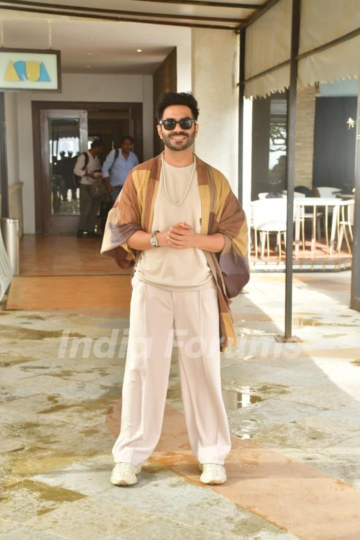 Aparshakti Khurana snapped promoting their upcoming movie ‘Berlin’