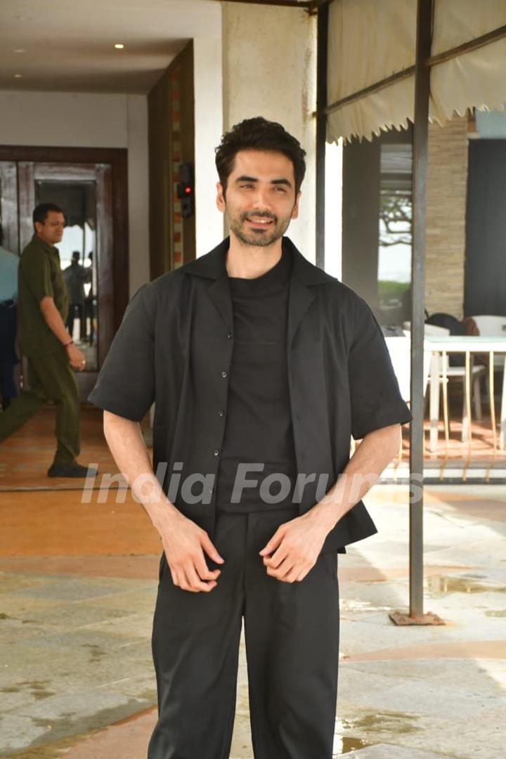 Ishwak Singh snapped promoting their upcoming movie ‘Berlin’