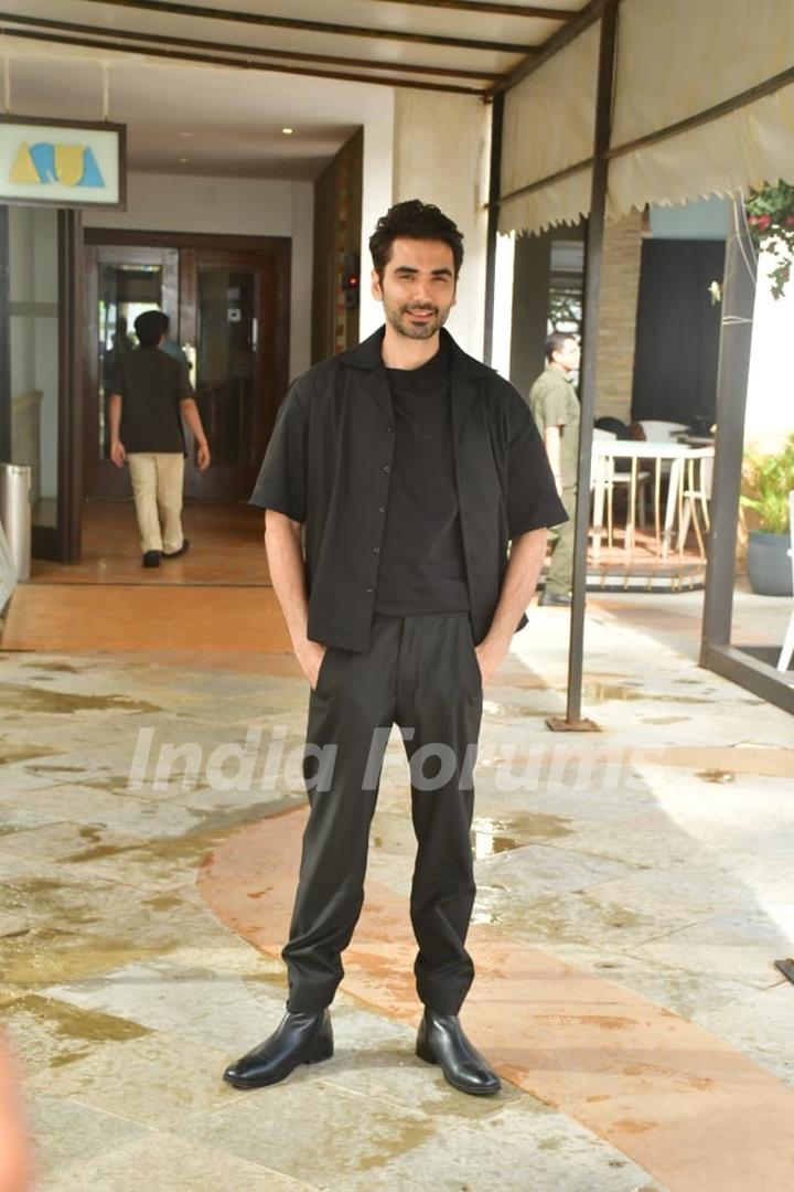 Ishwak Singh snapped promoting their upcoming movie ‘Berlin’