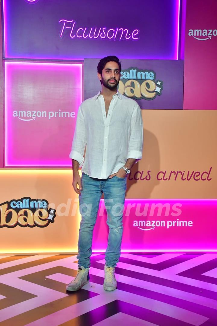 Agastya Nanda Attend the screening of 'Call Me Bae'