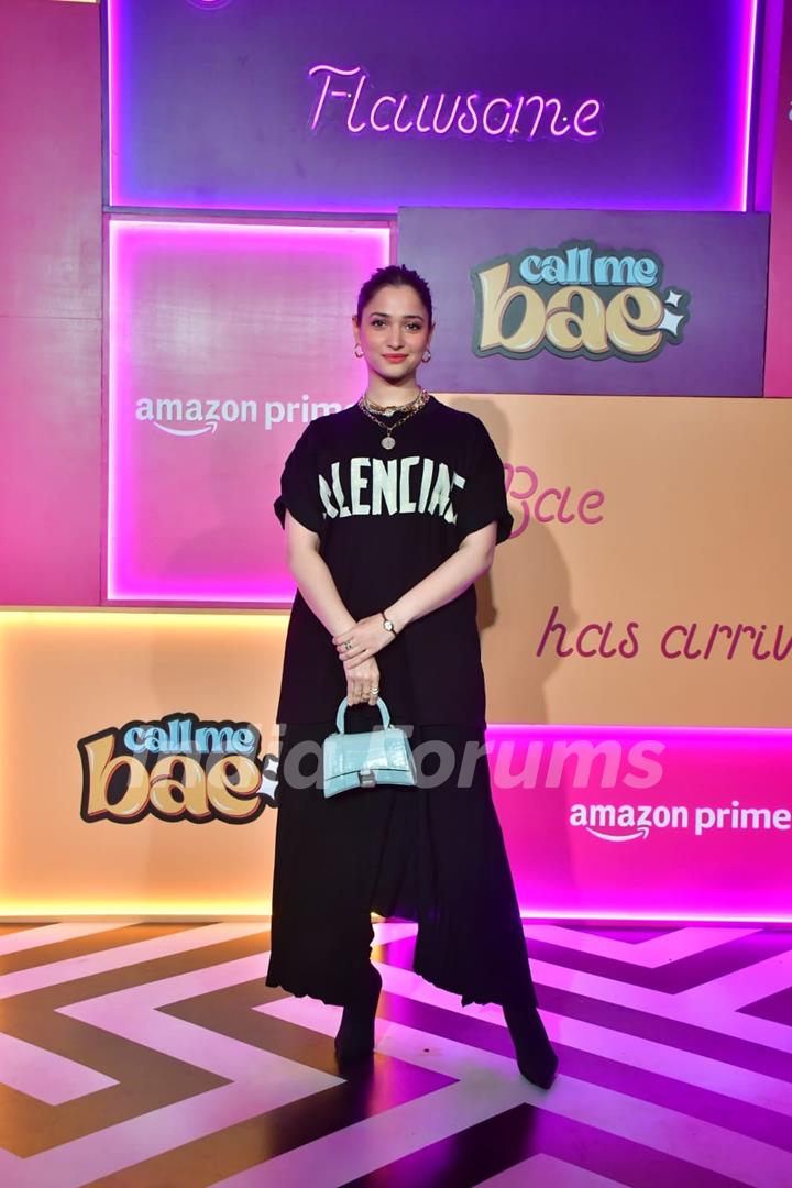 Tamannaah Bhatia Attend the screening of 'Call Me Bae'