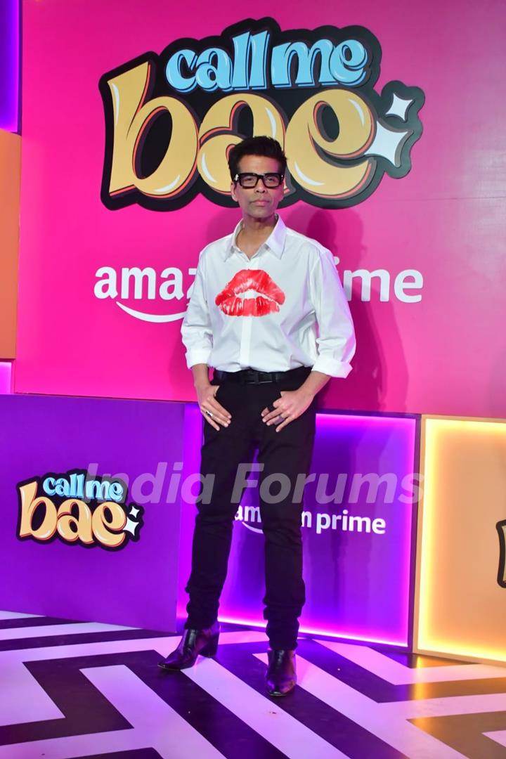 Karan Johar Attend the screening of 'Call Me Bae'