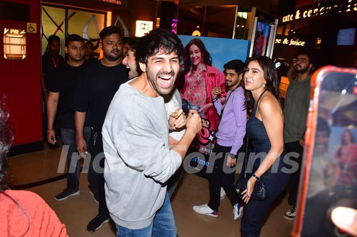 Kartik Aaryan Attend the screening of 'Call Me Bae'