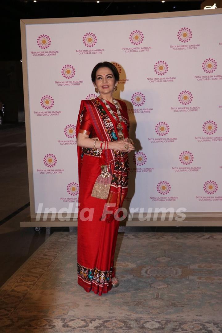 Neeta Ambani snapped at the finale show of Rajadhiraaj: ‘Love. Life. Leela