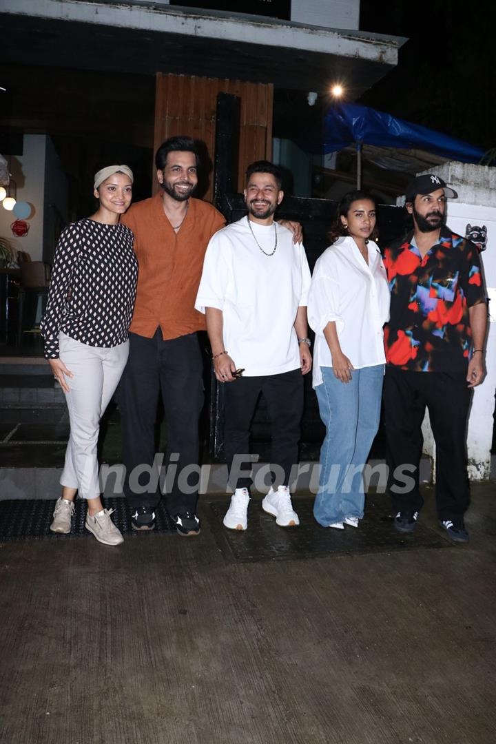 Kunal Kemmu, Rajkummar Rao, Patralekhaa and Abhishek Banerjee snapped in the city