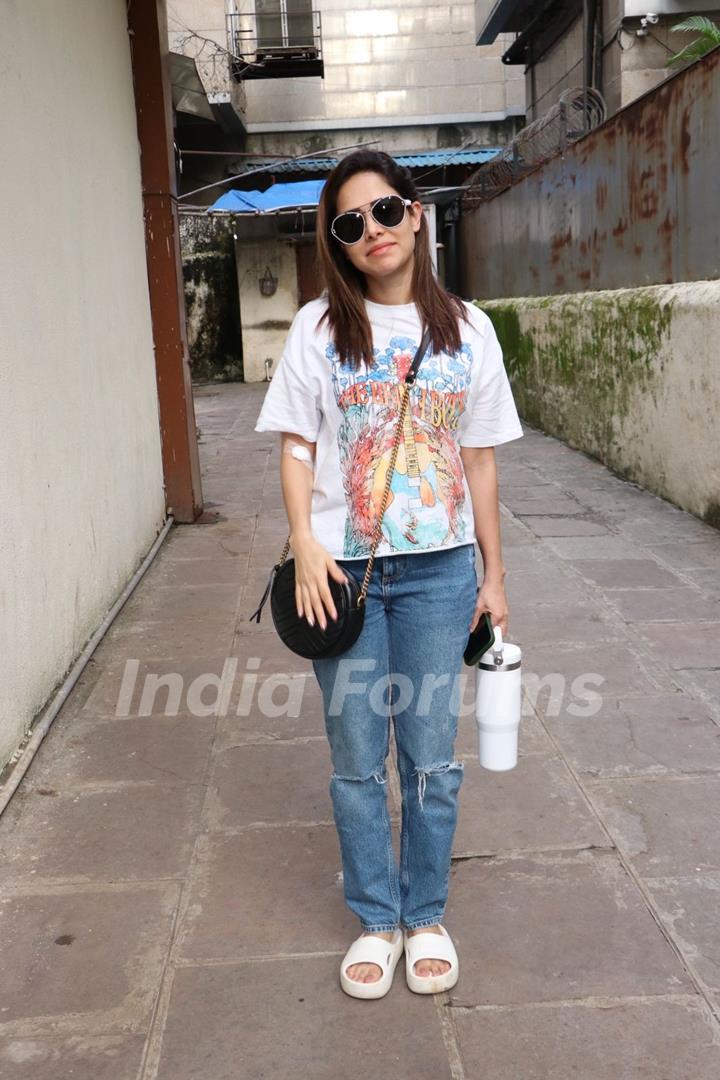 Nusrat Bharucha snapped in the city