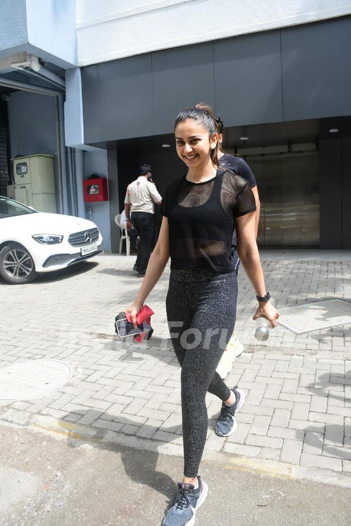 Rakul Preet Singh snapped in the city