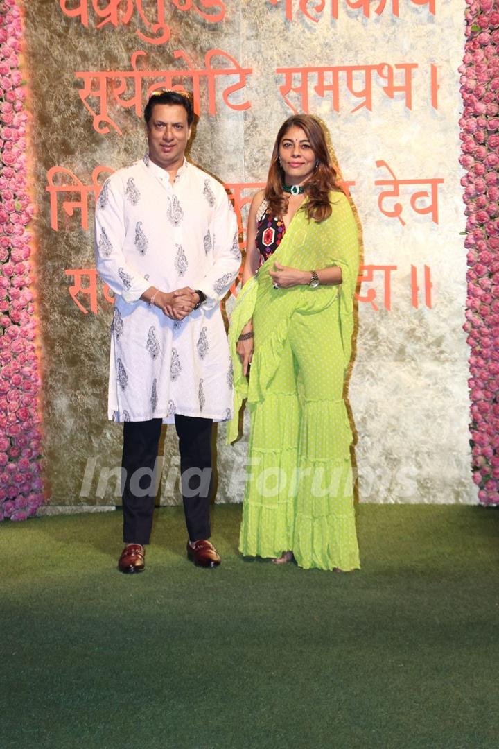 Madhur Bhandarkar snapped at Antilia for Ganesh Chaturthi