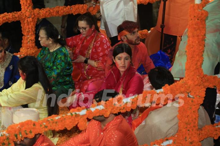 Shanaya Kapoor snapped at Ambani's Bappa Visarjan