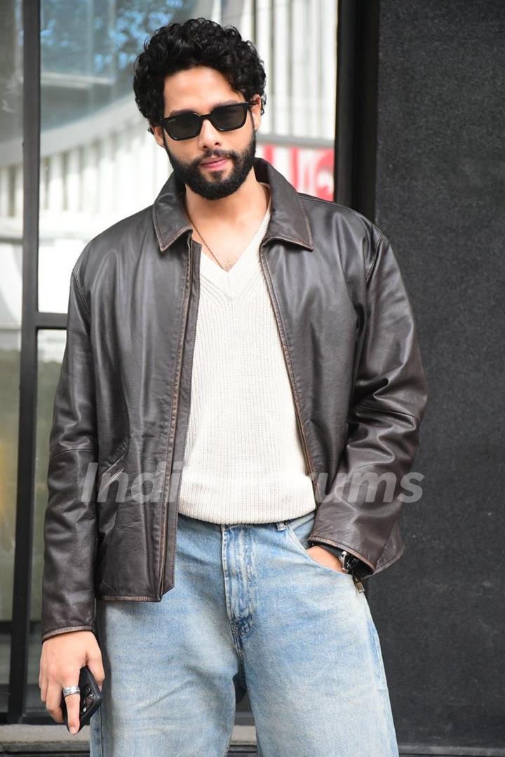 Siddhant Chaturvedi snapped in the city