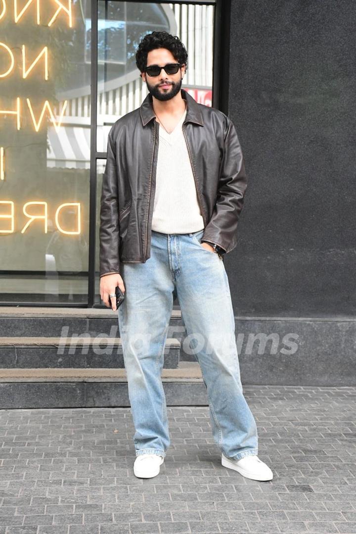 Siddhant Chaturvedi snapped in the city