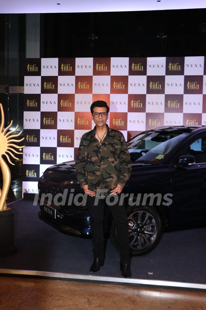 Karan Johar snapped at the conference of 24th IIFA Awards