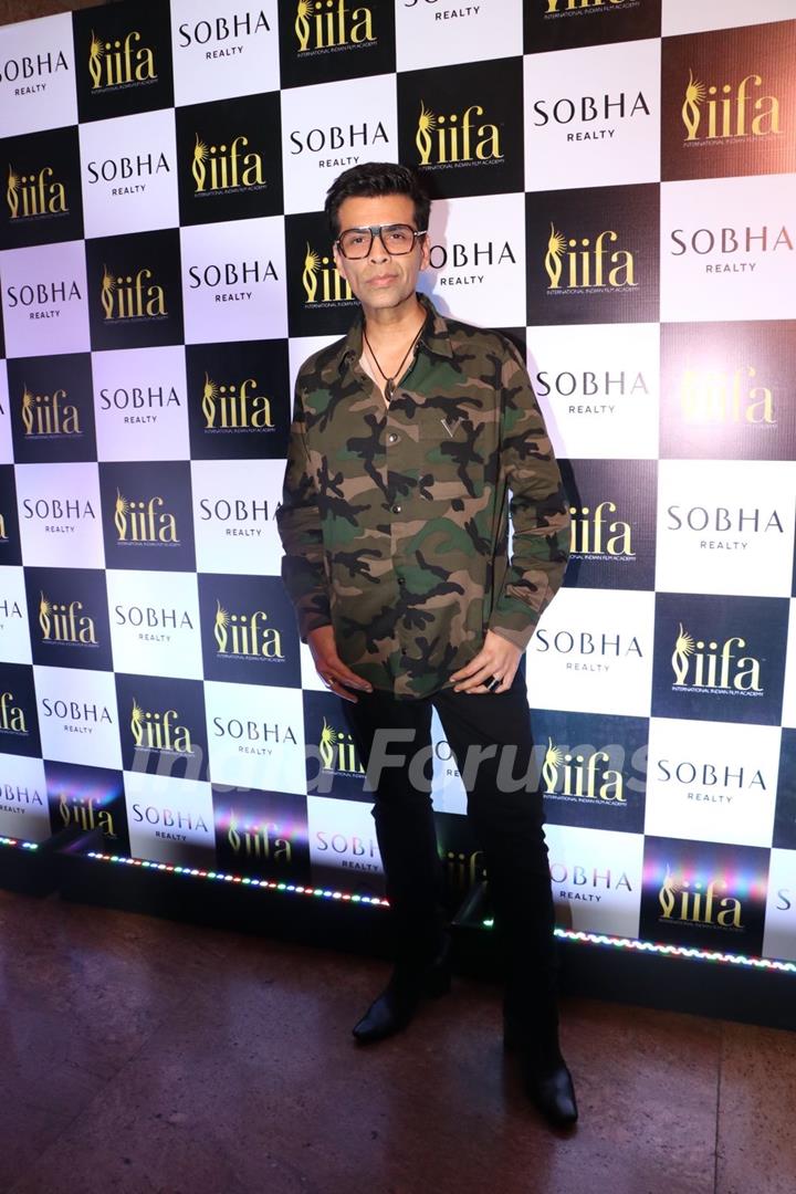 Karan Johar snapped at the conference of 24th IIFA Awards