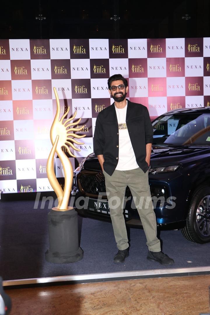 Rana Daggubati snapped at the conference of 24th IIFA Awards