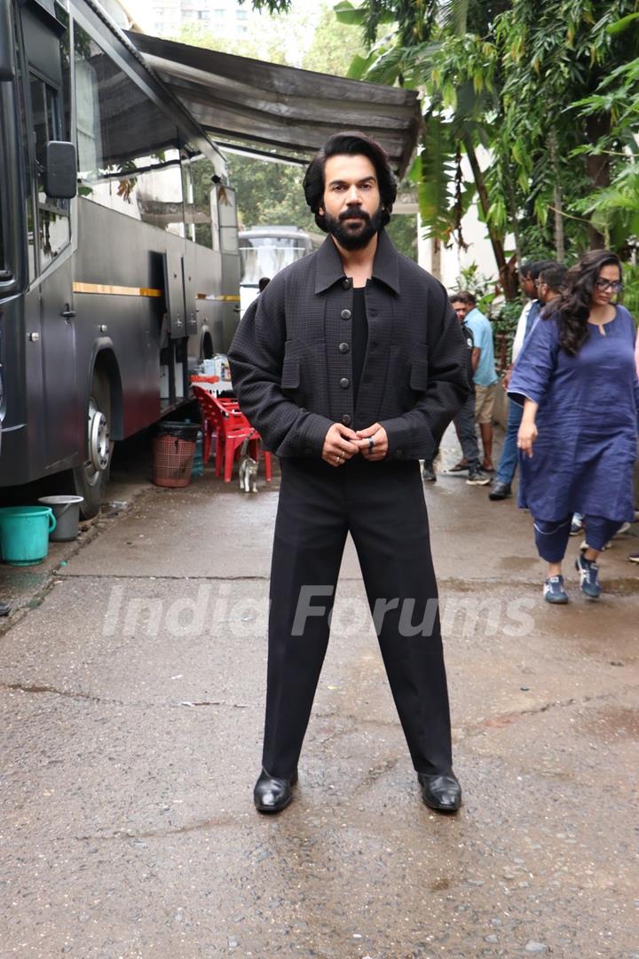 Rajkummar Rao snapped promoting their upcoming film ‘Vicky Vidya Ka Woh Wala Video’