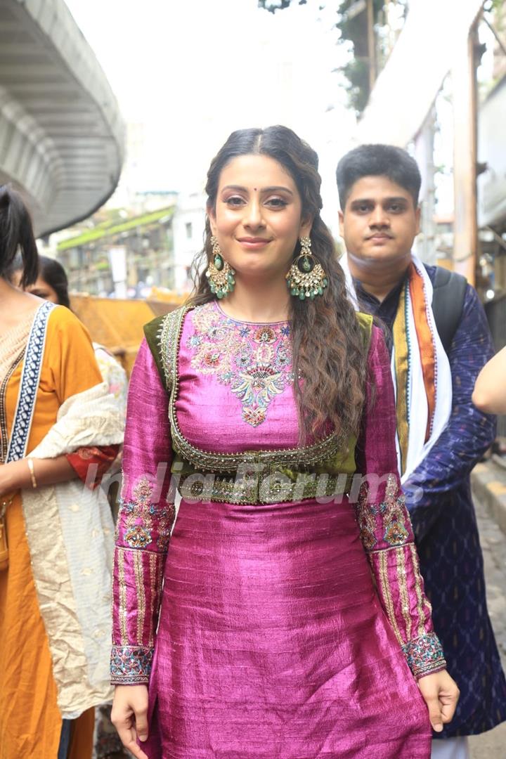 Isha Malviya snapped at Lalbhag cha Raja