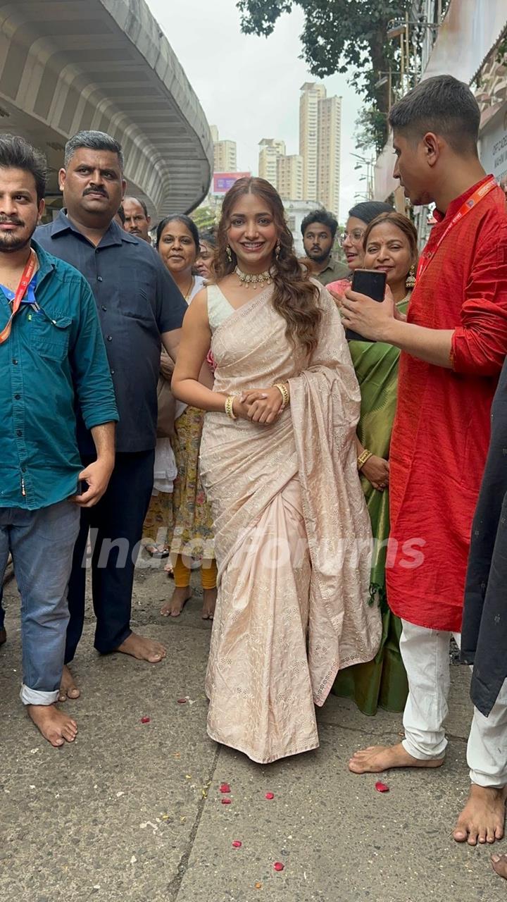 Jiya Shankar snapped at Lalbhag cha Raja