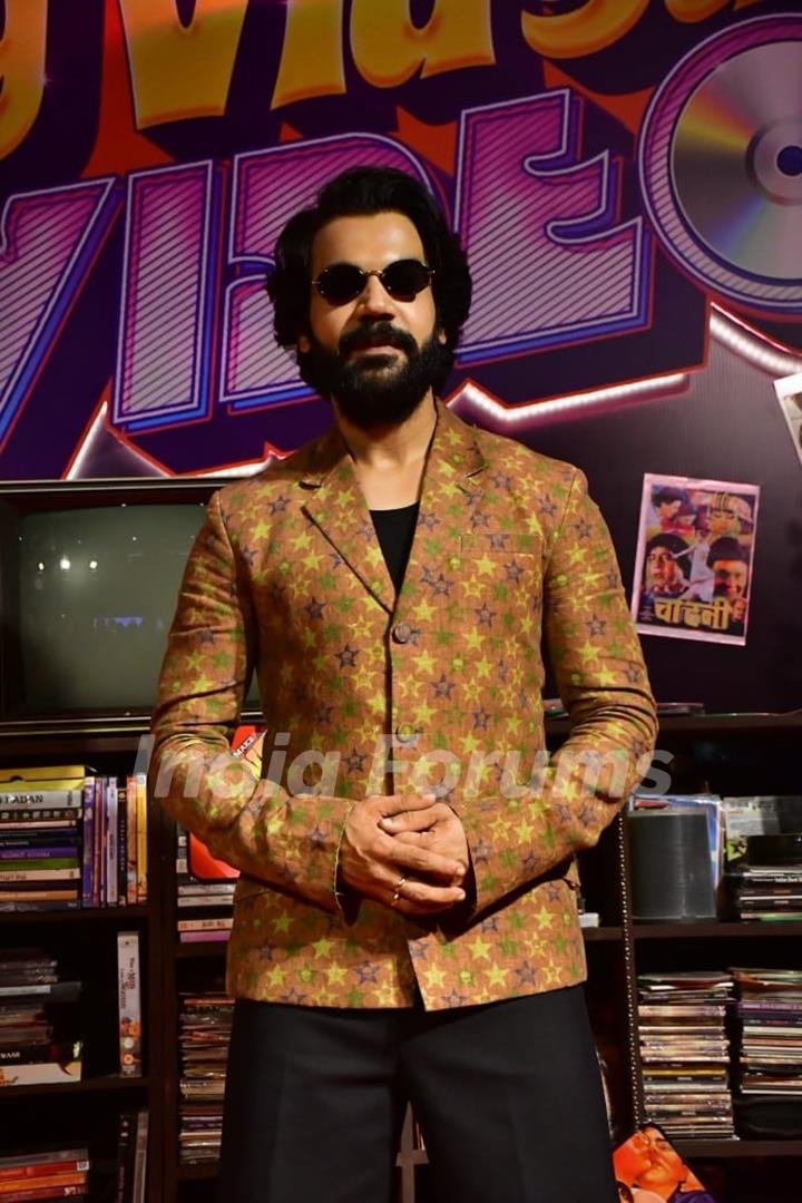 Rajkummar Rao snapped at the trailer launch of Vicky Vidya Ka Woh Wala Video