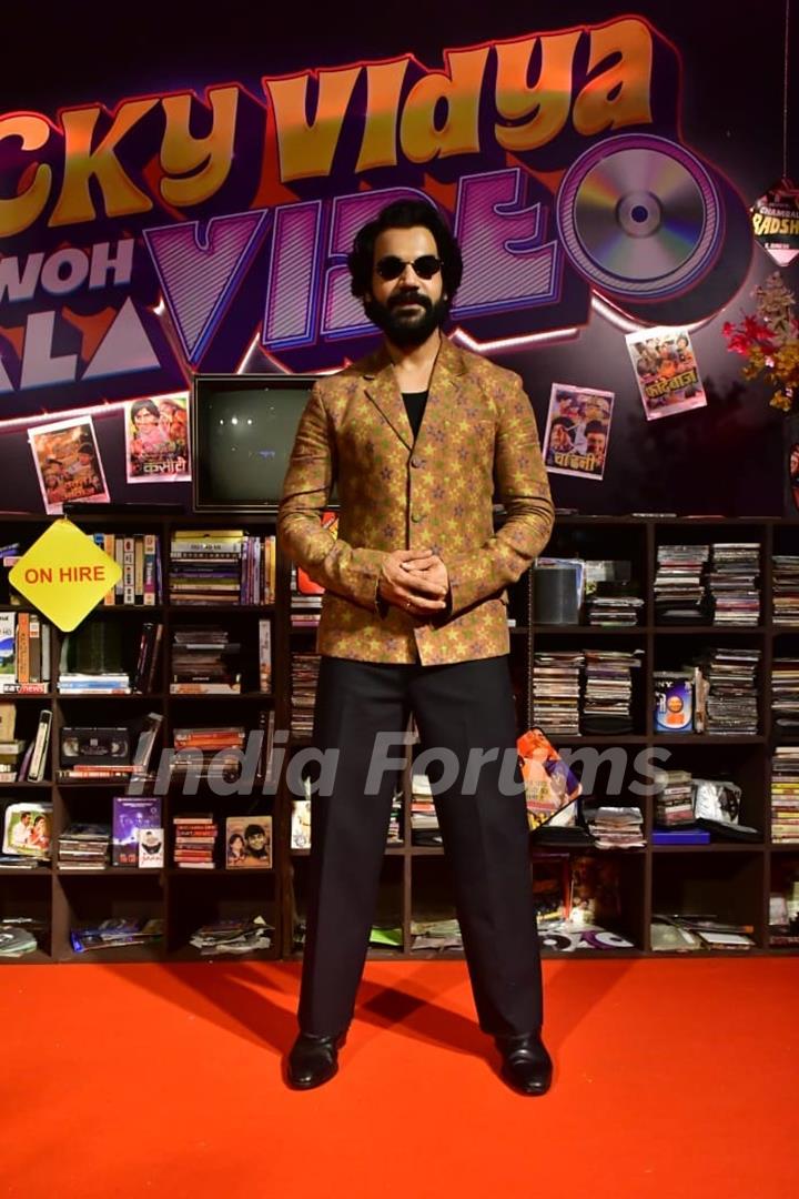 Rajkummar Rao snapped at the trailer launch of Vicky Vidya Ka Woh Wala Video