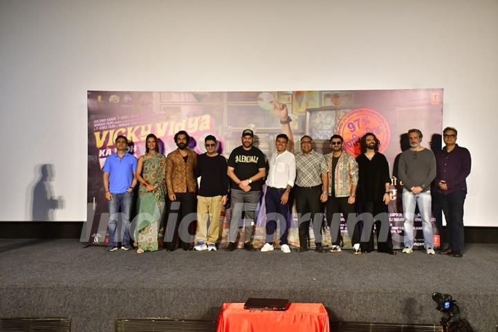 Celebrities snapped at the trailer launch of Vicky Vidya Ka Woh Wala Video