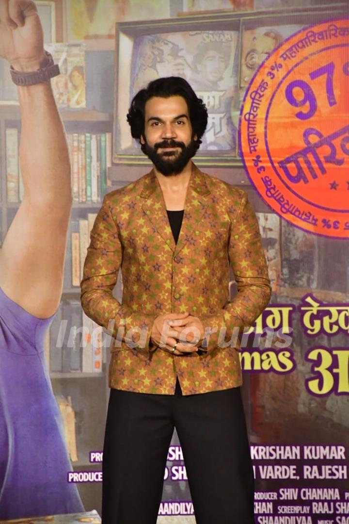 Rajkummar Rao snapped at the trailer launch of Vicky Vidya Ka Woh Wala Video