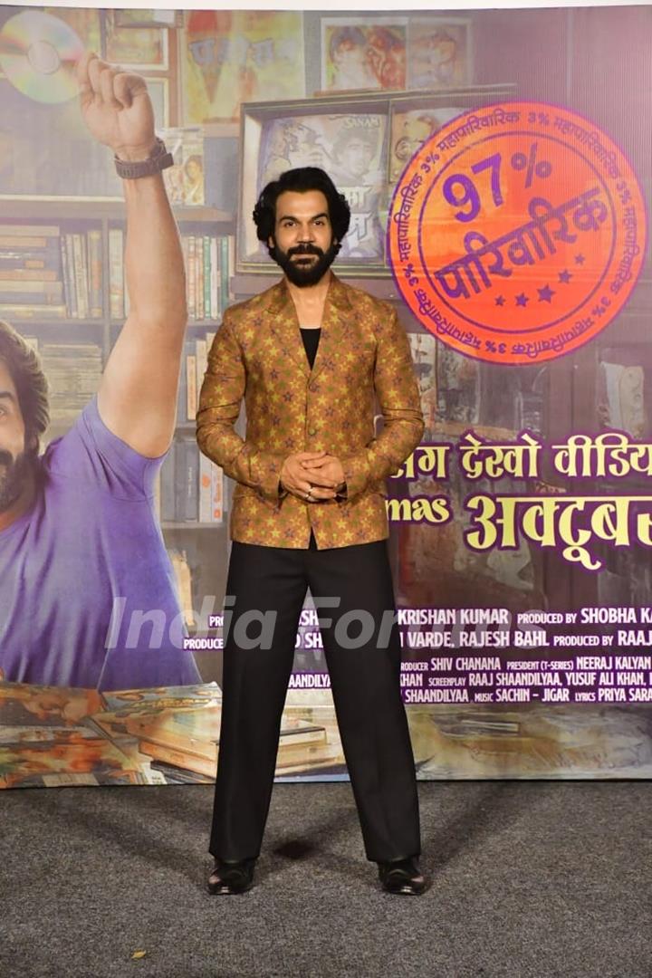 Rajkummar Rao snapped at the trailer launch of Vicky Vidya Ka Woh Wala Video